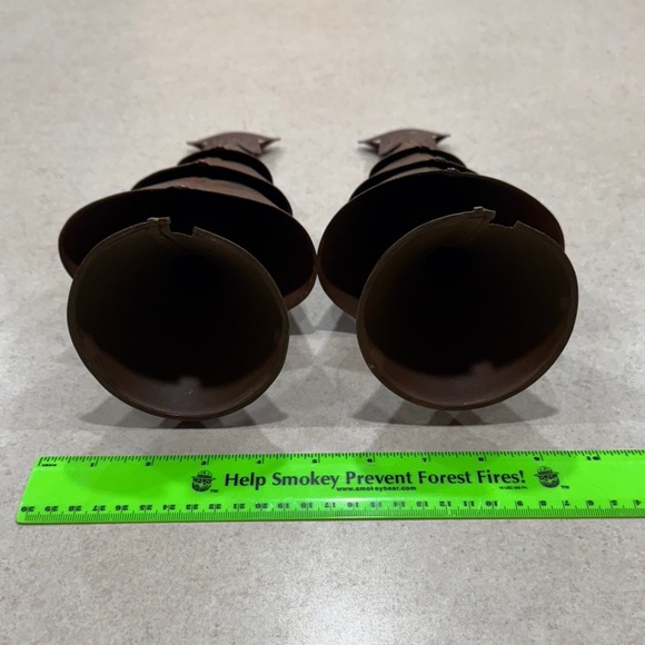 Rustic Brown Metal Christmas Tree Decor Set - Picture 4 of 4